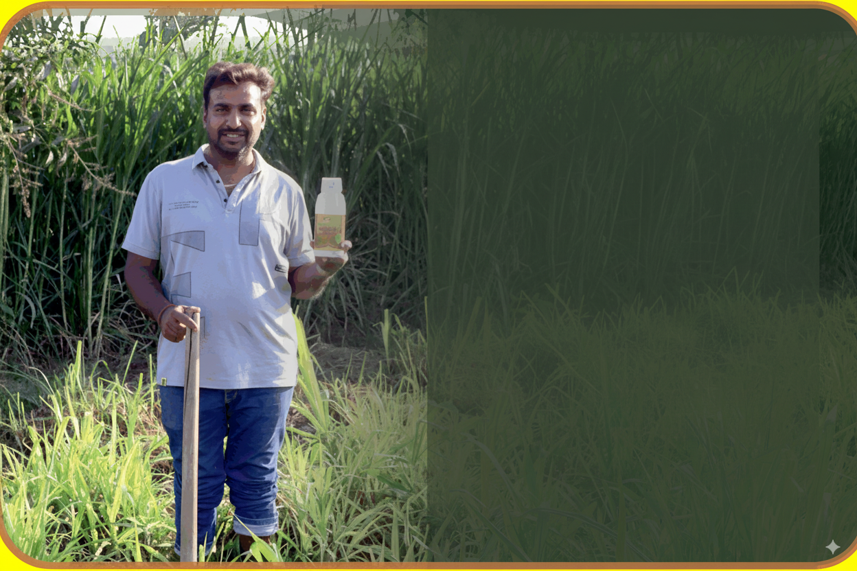 Portrait of Mayur Bhai Jethva, farmer and GLS Champion